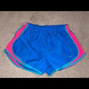Blue with pink accent Nike Athletic Shorts